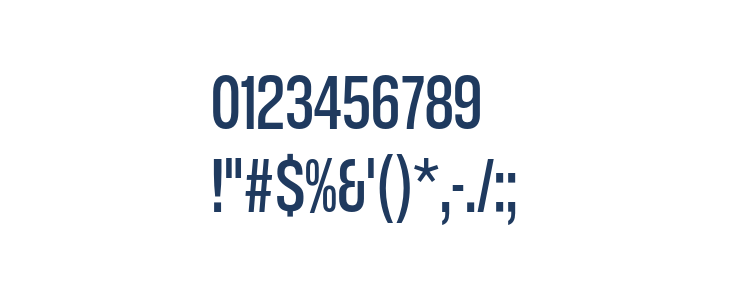 CoolveticaCondensedRg-Regular Other Characters