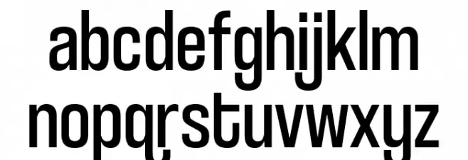 CoolveticaCondensedRg-Regular 字体 小写