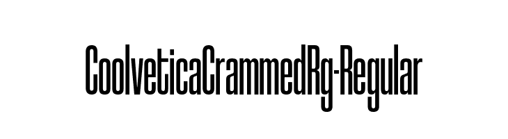 CoolveticaCrammedRg-Regular  フリーフォントのダウンロード