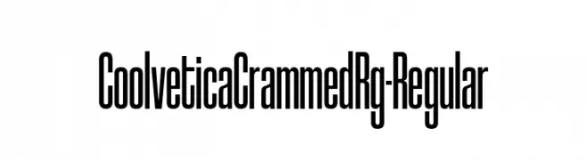 CoolveticaCrammedRg-Regular  Скачать бесплатные шрифты