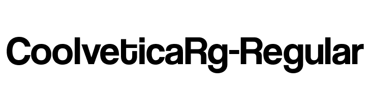 CoolveticaRg-Regular  Fuentes Gratis Descargar