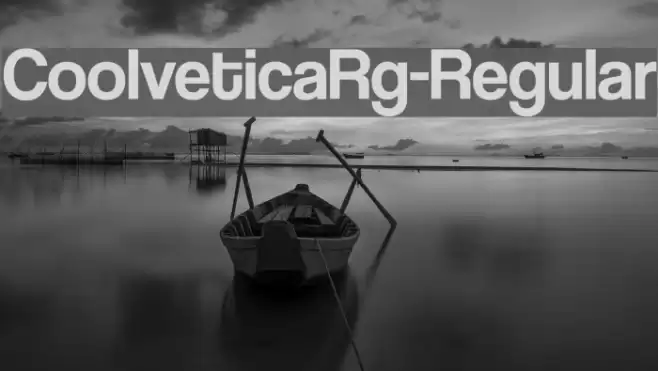 CoolveticaRg-Regular Шрифта examples