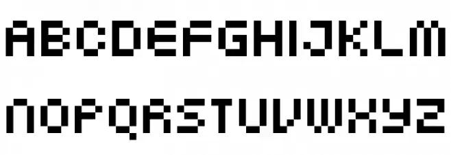 Coolville フォント 小文字