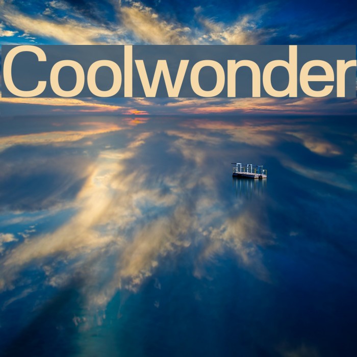 Coolwonder Font examples