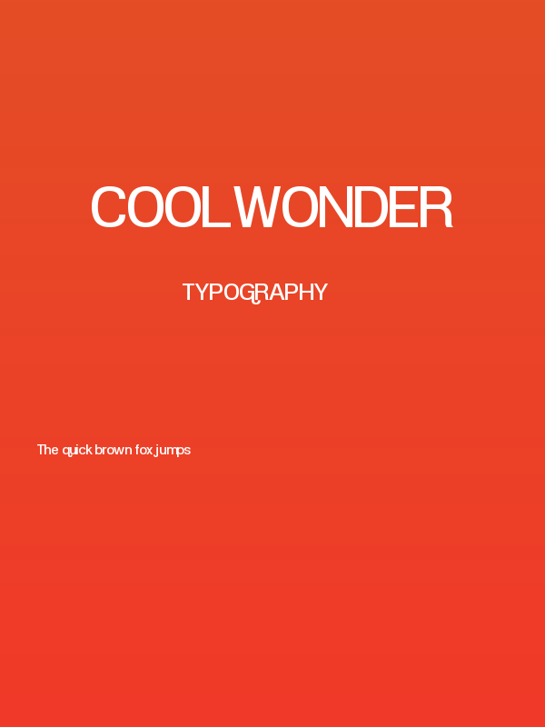 Coolwonder Poster