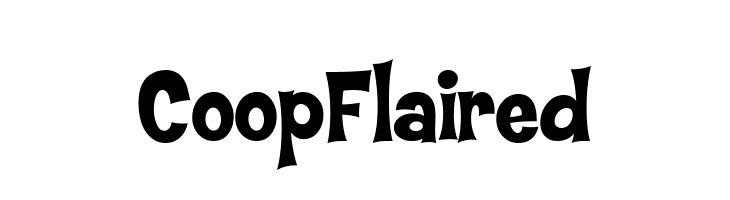CoopFlaired フォント