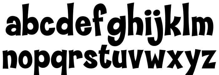 CoopHeavy Font LOWERCASE