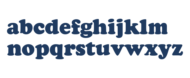 Cooper Black BT Lowercase