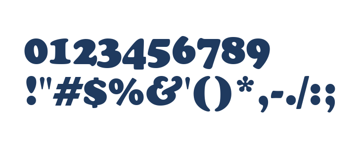 Cooper Black Headline BT Other Characters