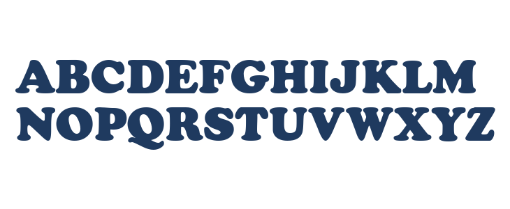 Cooper Black Headline BT Uppercase