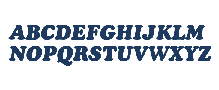 Cooper Black Italic BT Uppercase