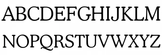 Cooper Light BT フォント 大文字