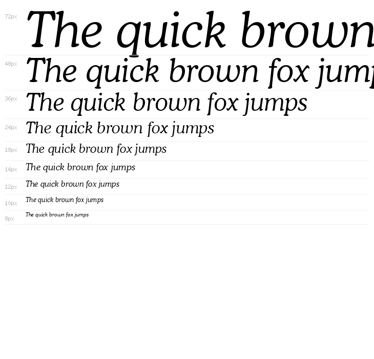 Cooper Light Italic BT Waterfall