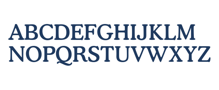 Cooper Medium BT Uppercase