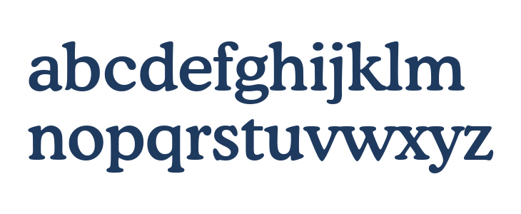 Cooper Medium BT Lowercase