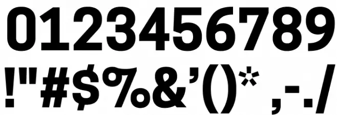 CooperHewitt-Bold Font Alte caractere