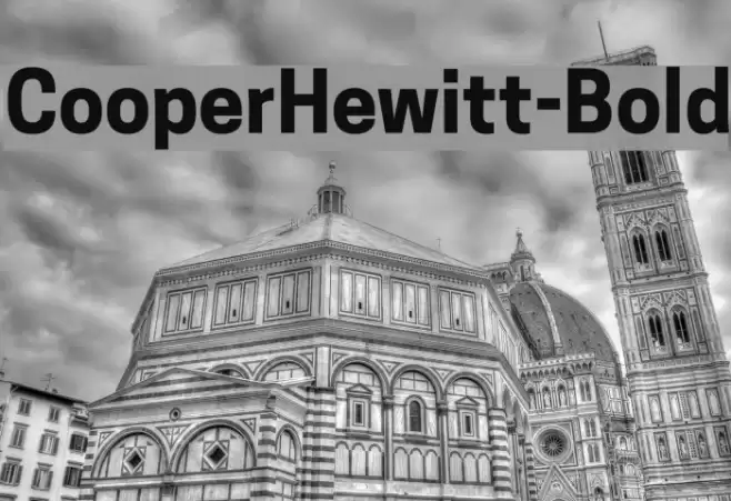 CooperHewitt-Bold Font examples