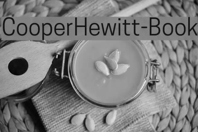 CooperHewitt-Book Font examples