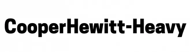 CooperHewitt-Heavy  Frei Schriftart Herunterladen
