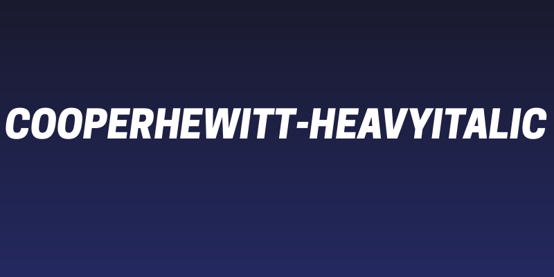 CooperHewitt-HeavyItalic Social Header