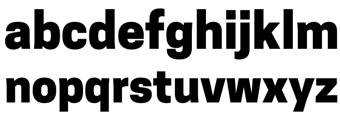 CooperHewitt-Heavy Font LOWERCASE
