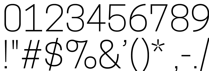 CooperHewitt-Light Font OTHER CHARS