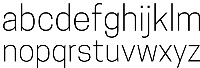 CooperHewitt-Light Font LOWERCASE