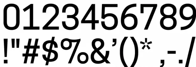 CooperHewitt-Medium Font OTHER CHARS