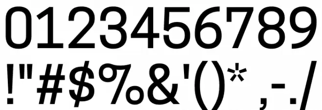 CooperHewitt-Medium Font OTHER CHARS