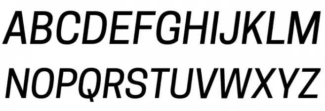 CooperHewitt-MediumItalic Fuentes MAYÚSCULAS