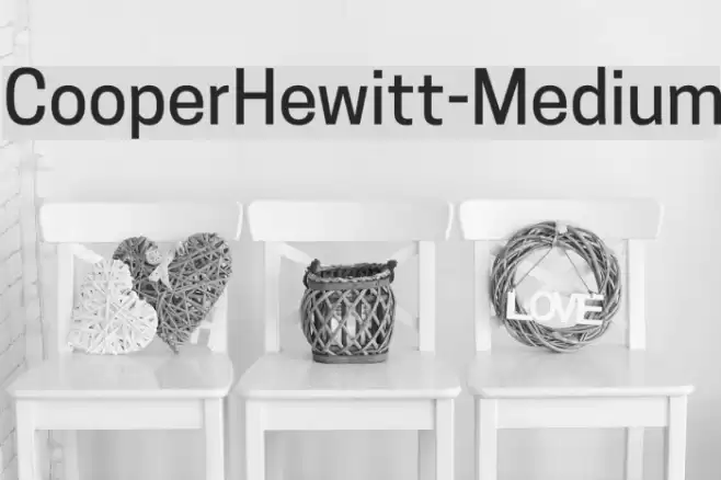 CooperHewitt-Medium Font examples