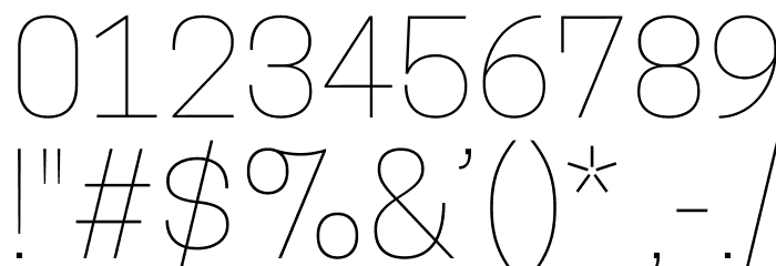 CooperHewitt-Thin Font OTHER CHARS