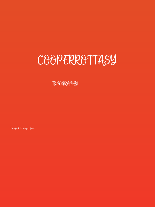 CooperRottasy Poster