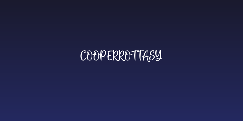 CooperRottasy Social Header