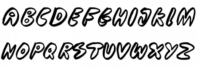 Cooperation Nest Font LOWERCASE