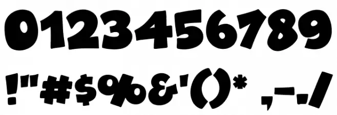 Coopers Town フォント その他の文字