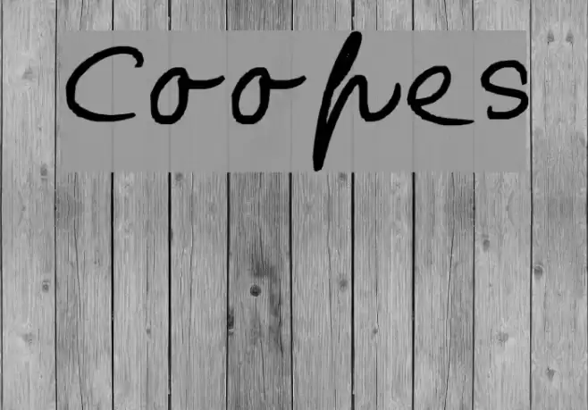 Coopes Font examples