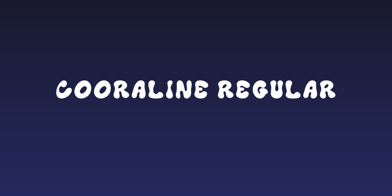 Cooraline Regular Social Header