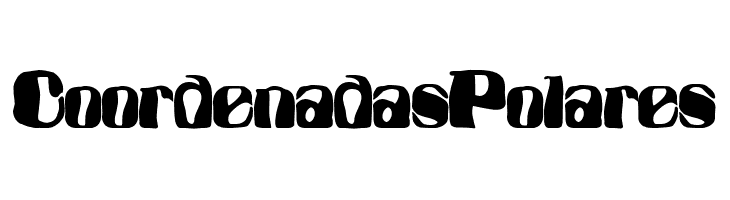 Coordenadas Polares  Frei Schriftart Herunterladen