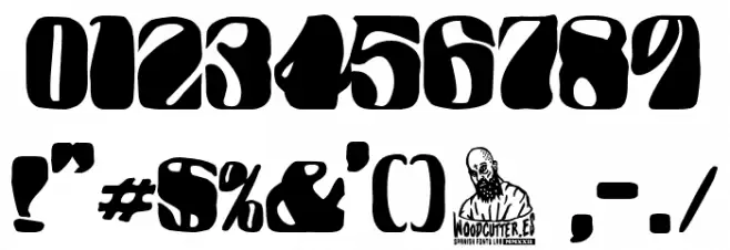 Coordenadas Polares Font OTHER CHARS