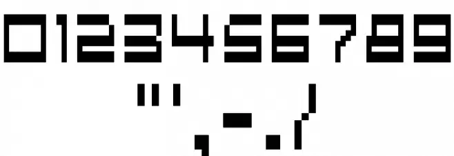 Coot12bit Caratteri ALTRI CARATTERI