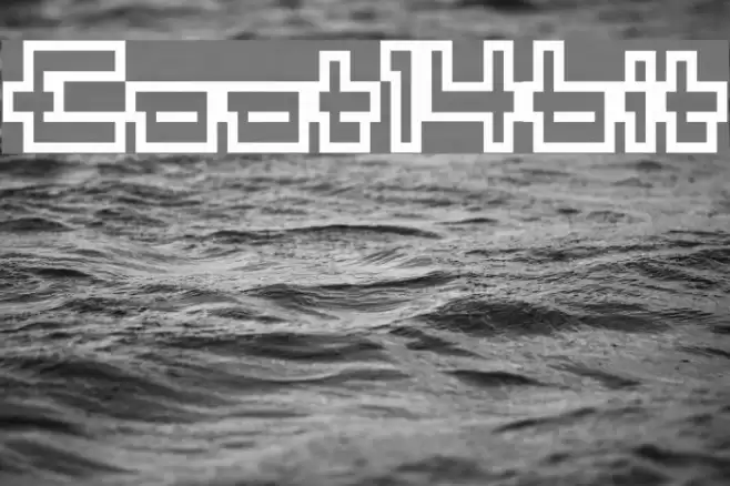 Coot14bit Schriftart examples