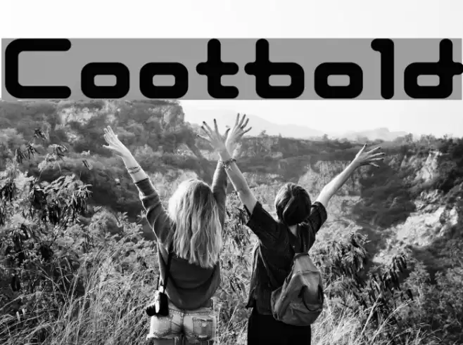 Cootbold Font examples