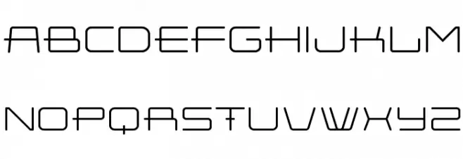 Cootlight 字体 大写