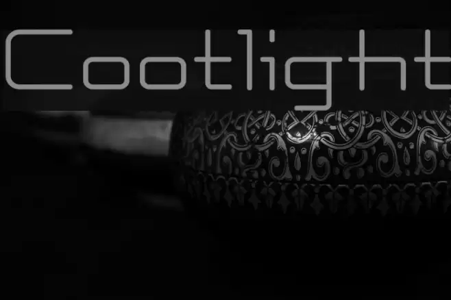 Cootlight Font examples