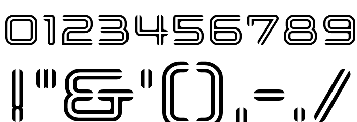 Cootstripe Font OTHER CHARS
