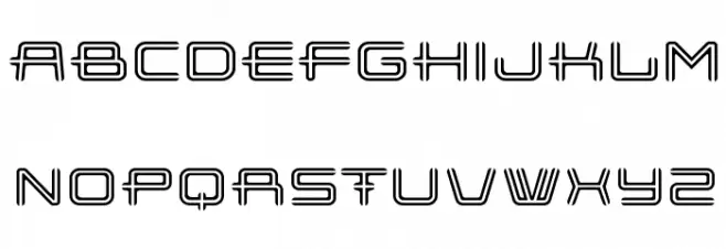 Cootstripe Polices MAJUSCULES