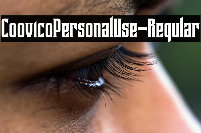 CoovicoPersonalUse-Regular Example 2