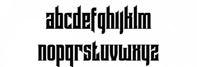 CoovicoPersonalUse-Regular Font LOWERCASE