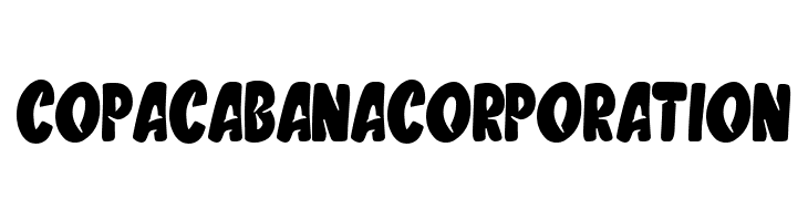 Copacabana Corporation  フリーフォントのダウンロード